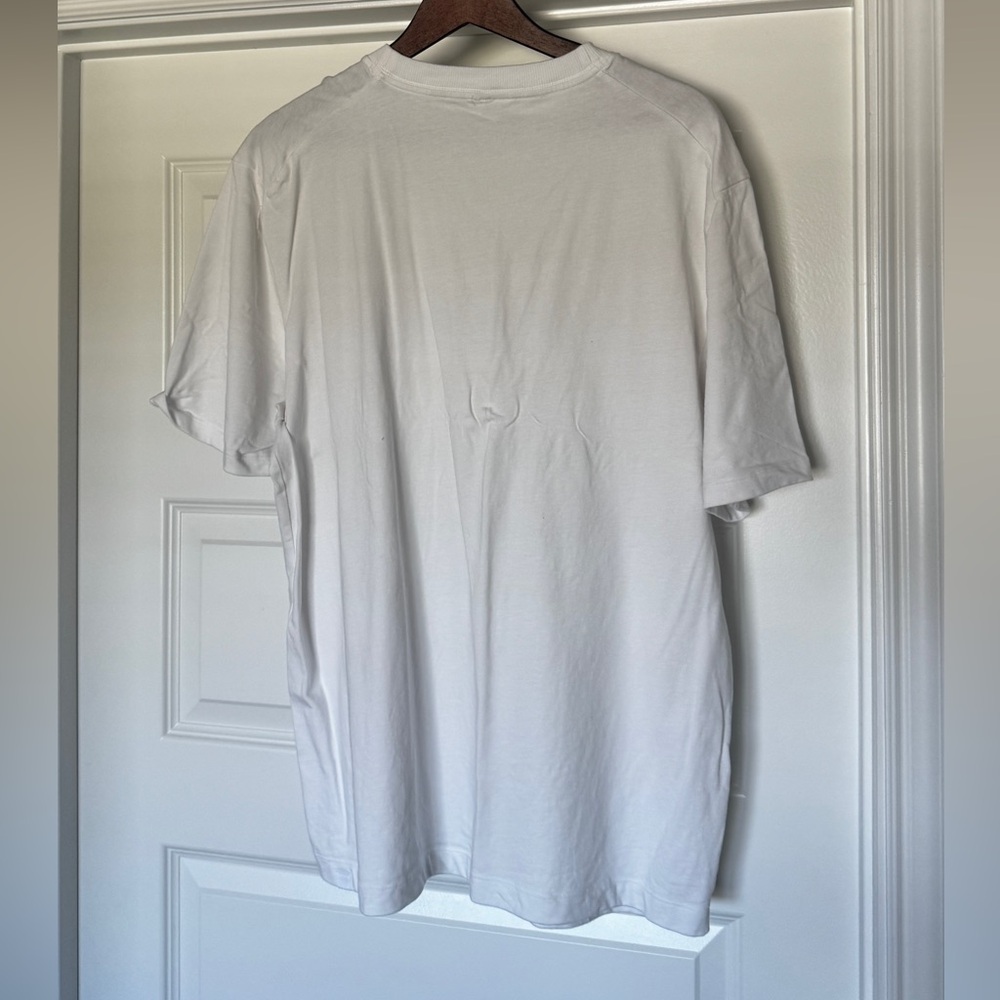 lululemon White Heavy Weight Short Sleeve Tee